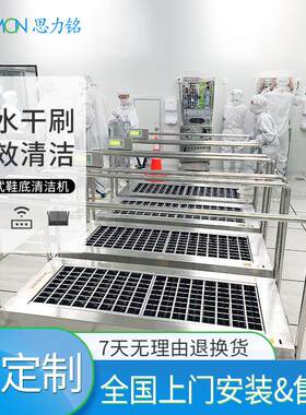 自动化电子行业洗鞋底机红外感应擦鞋底机源头厂家