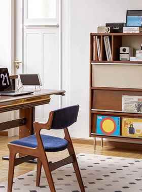 边靠柜储柜复古拼色收一纳体墙餐边CLY柜物书柜置物架客厅展示柜