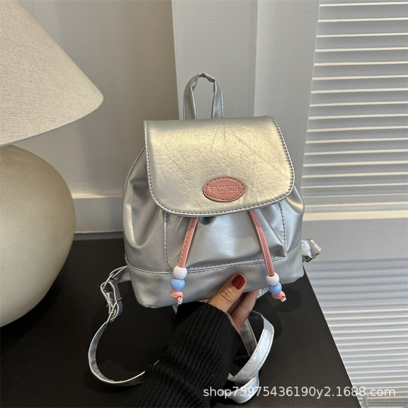 2024新款复古可爱牛仔撞色双肩包IN学生背包手提众书包少女,箱包皮具/热销女包/男包,双肩背包,淘宝优惠券,粉丝福利购,淘宝优惠卷