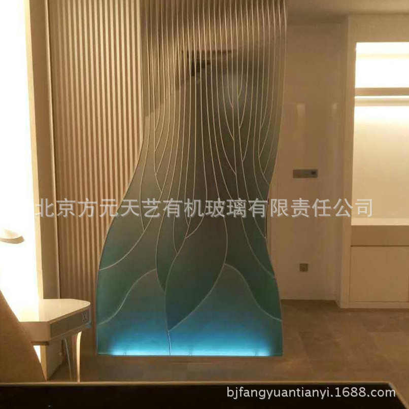 亚克力雕刻屏风 CNC激光雕刻机亚克力高端定制酒店家具 厂家生产