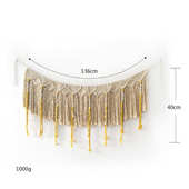 壁饰波西挂毯背景手工艺婚礼壁毯家居装 饰米亚编织手工北欧 饰装