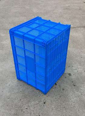 塑料周转大大型菜号筐蓝色755框子蔬水果ONZ筐服装快递号框子