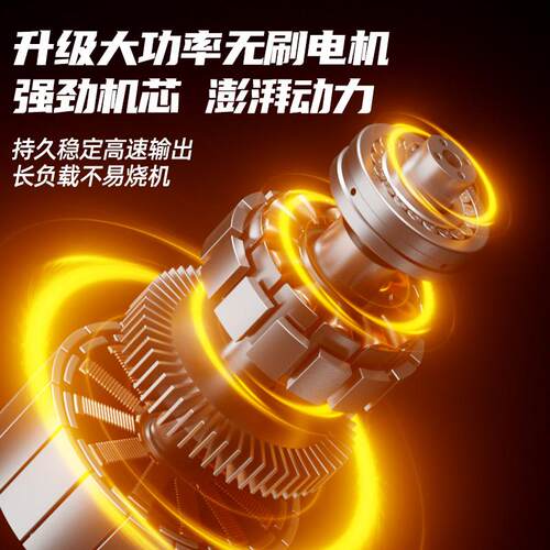 电鼓风机大功率强吹力吹风工业灰尘吹树叶暴风机机充锂电式PLD-BF