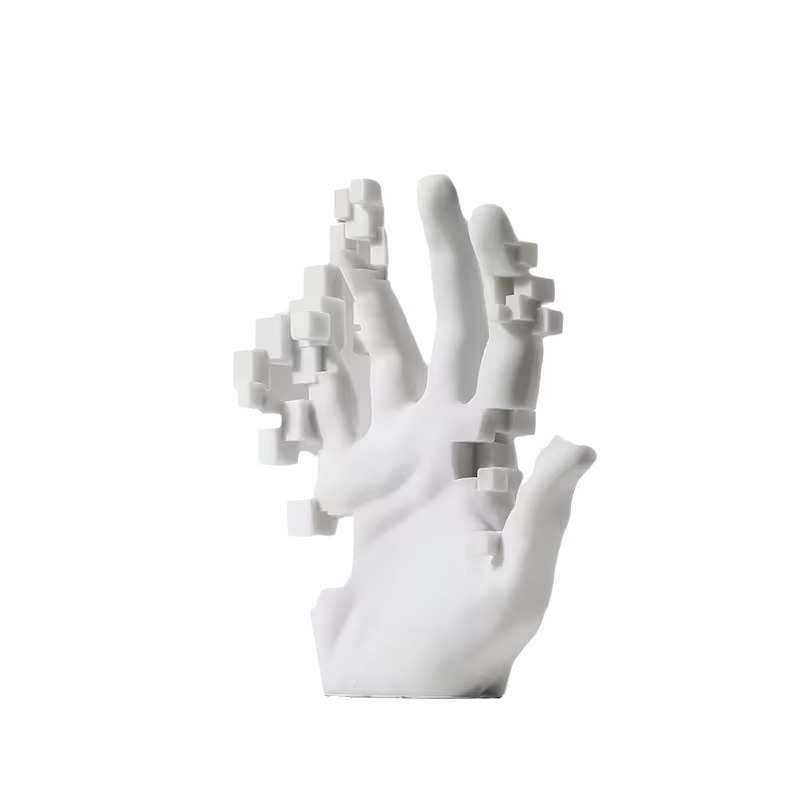 马赛克家居装饰品手掌雕塑艺术欧风新款北玄关树脂客厅摆件柜,特色手工艺,其他特色工艺品,淘宝优惠券,粉丝福利购,淘宝优惠卷
