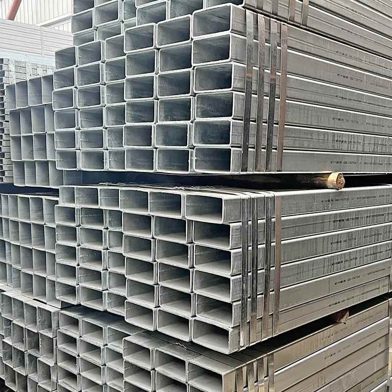 镀锌方管q235b方钢管长方形铁管脚手架矩形管热镀浸锌无缝管