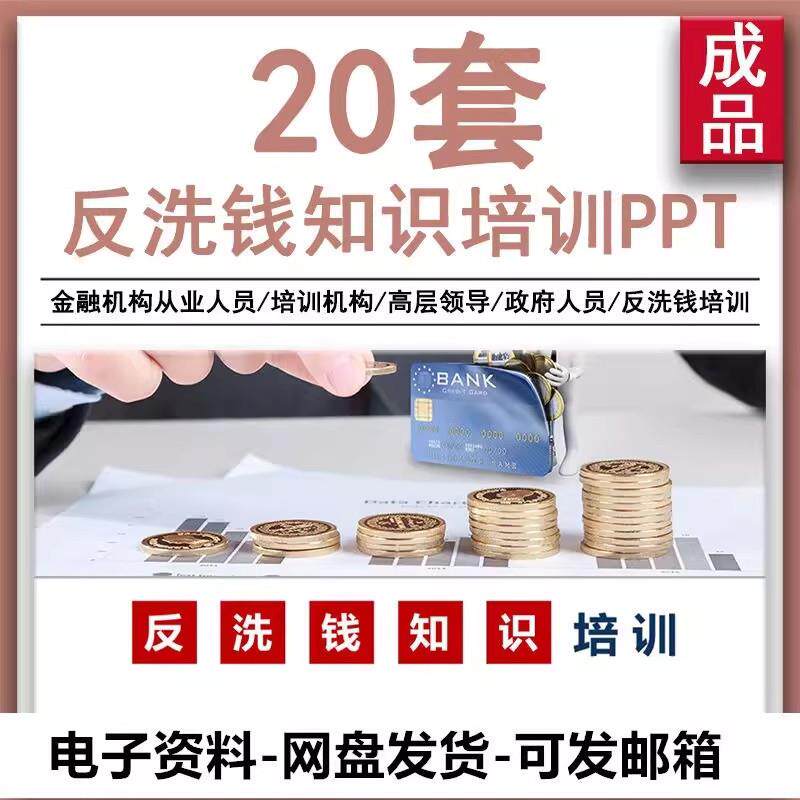 反洗钱基础知识培训课件PPT模板金融银行保险反洗钱理论案例分析