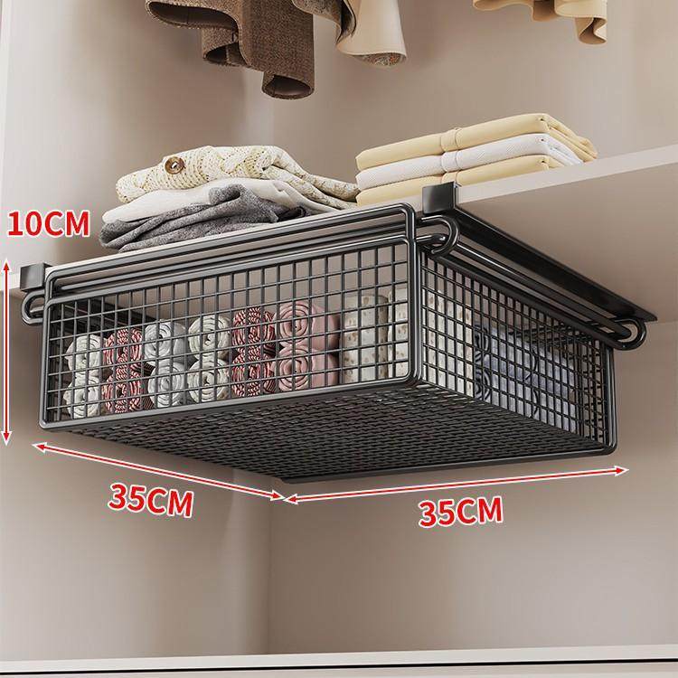 桌底收纳下挂厨柜吊柜蓝置物架收纳桌下抽屉桌面挂架悬挂式办公桌,收纳整理,书桌收纳置物架,淘宝优惠券,粉丝福利购,淘宝优惠卷