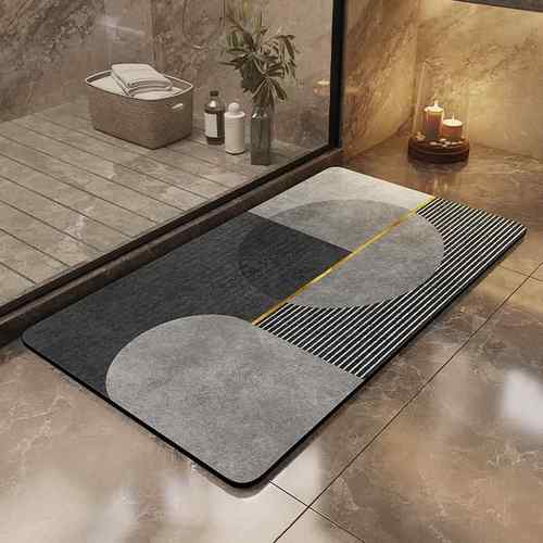 浴室踩脚垫用厕所防滑硅藻泥吸ltao1021生水垫Y家F速干德国卫间门