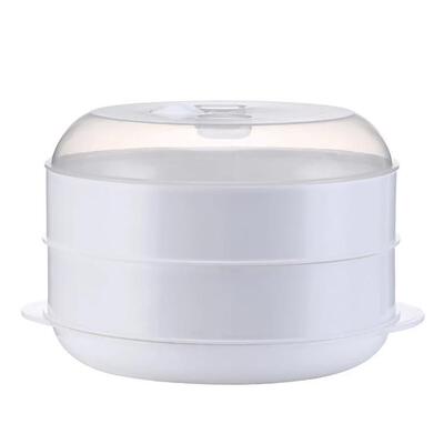 微波炉蒸笼专用器皿加热容器蒸锅碗塑料蒸馒头家用煮饭锅饭煲蒸盒
