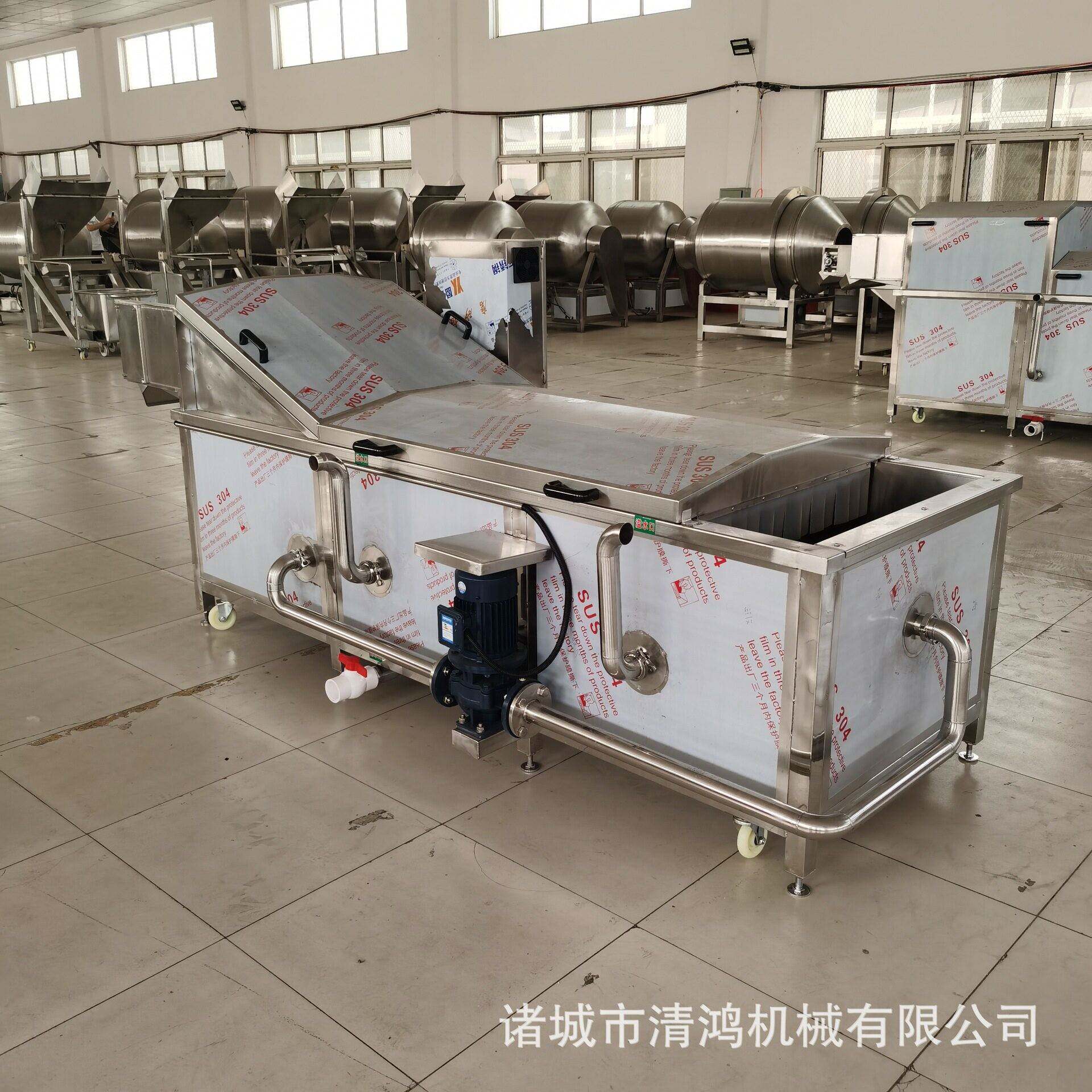 连续式竹笋蒸煮机土豆片蒸煮漂烫线笋丝笋片杀青机自动出料食品级