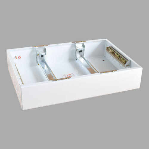 箱家用照明照明箱24冷 明装开关钢板配电回路扎白色开关箱箱 pz30