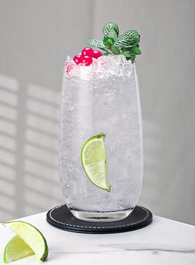 酒吧灵魂无铅水晶鸡尾酒杯Mojito杯果汁杯长饮杯柯林杯莫吉托 托