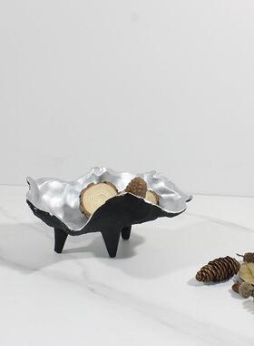 代奢意样板房软装饰品客ZVW厅餐厅茶轻现几果盘餐桌创果篓简约摆