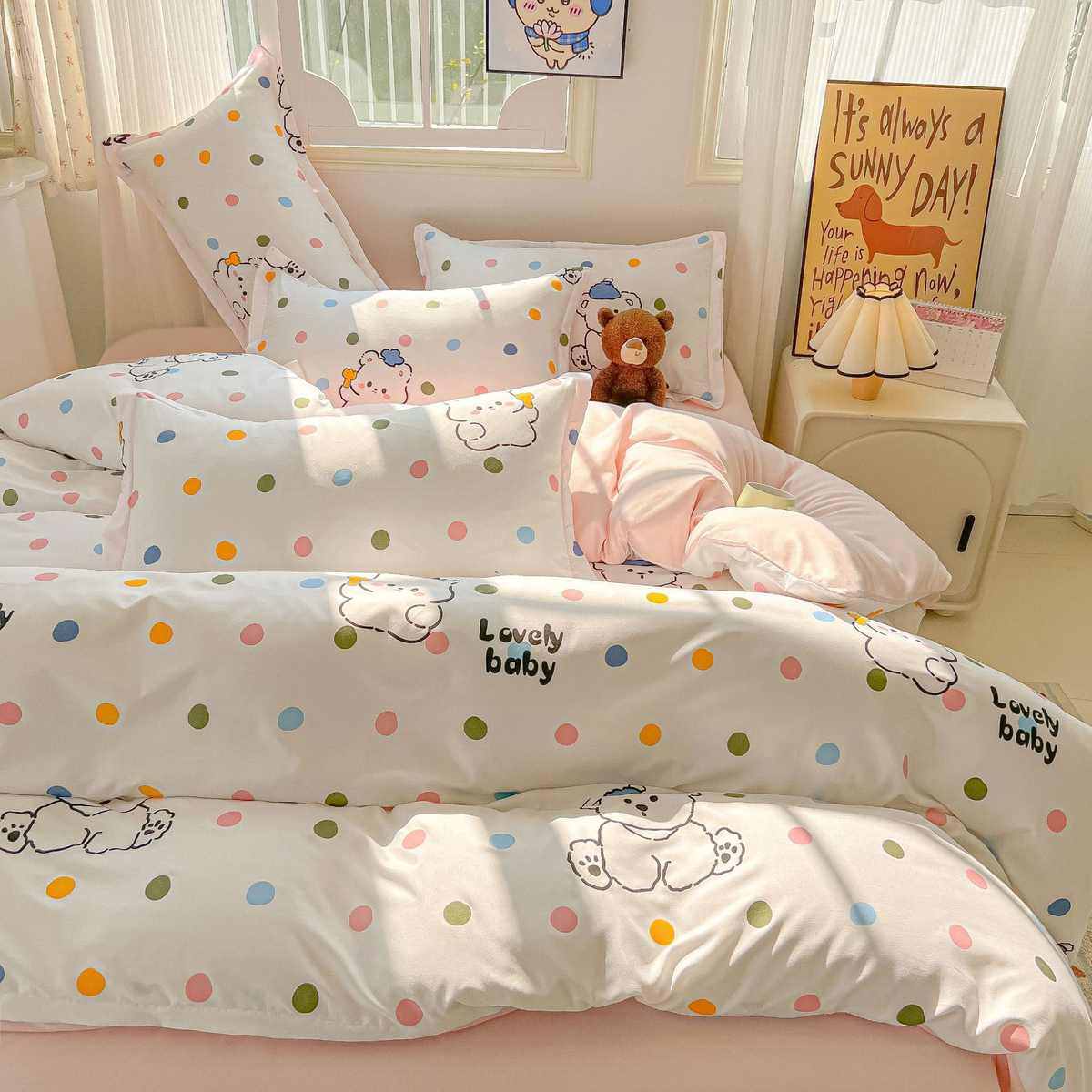 被罩单件宿舍床上用品四季植物磨毛单套肤亲印花单被羊绒人单双,床上用品,被套,淘宝优惠券,粉丝福利购,淘宝优惠卷