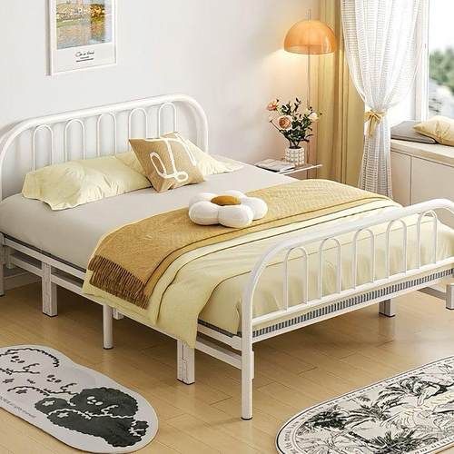 折叠床单人床便携家用加固屋加厚铁架舍双人床ZLI宿硬出租简易小