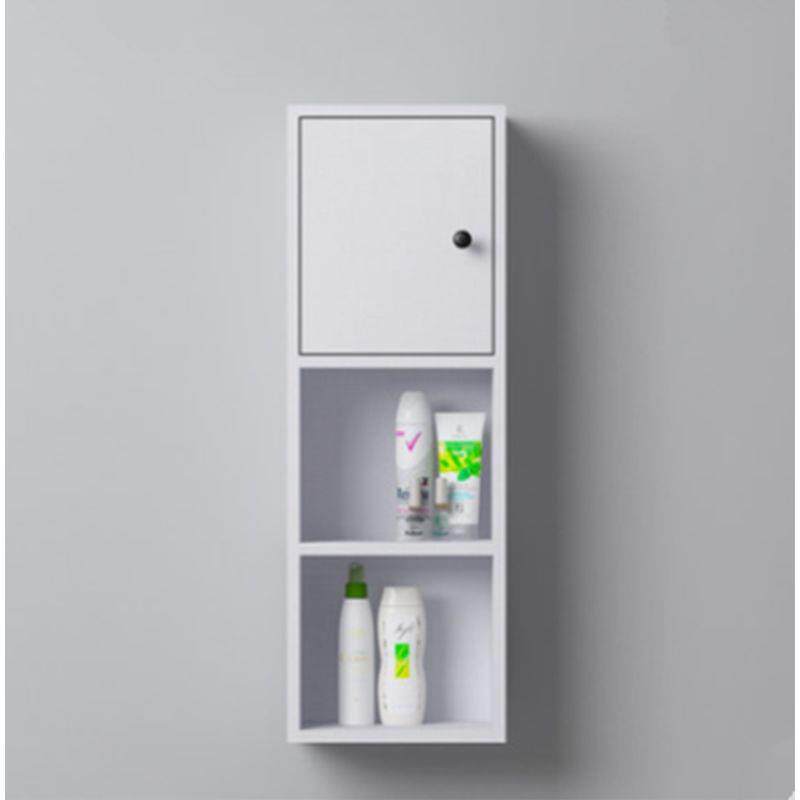 现代简约防水吊柜卫生间浴室柜小侧柜边柜挂壁挂墙式实木储物柜