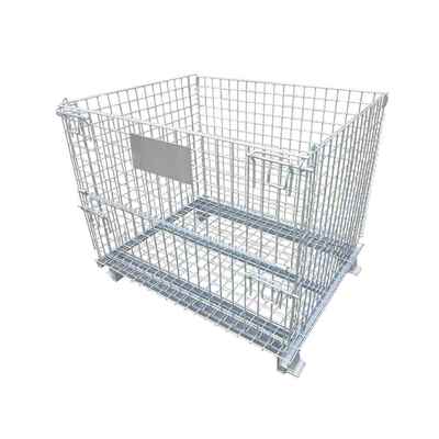 厂家现货折TQ-CCLB叠式储网格箱仓库金属仓储蝴笼可移动蝶笼铁框