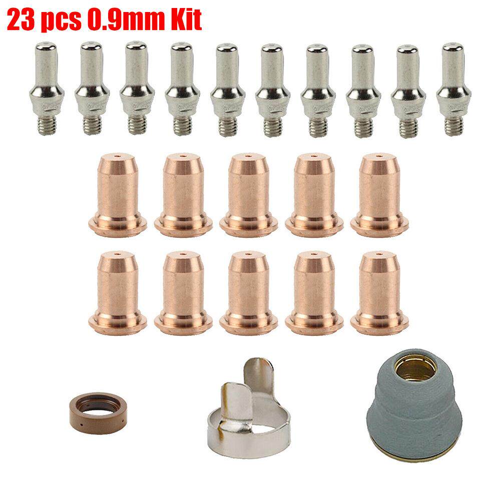 等离子电极割嘴PT60电极喷嘴保护帽支架涡流环23件52582-0.9MM