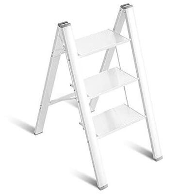3 Step Ladder Folding Ladder Stool Portable Step Ladder L