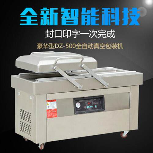 DZ500-2SB拉伸双室真空机大米包装机食品真空包装机商用双泵