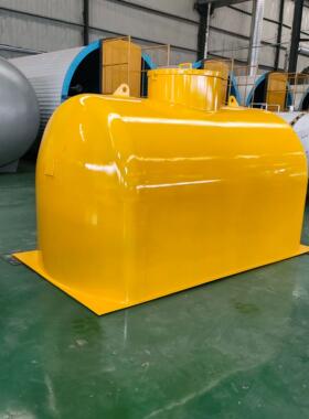 湖泊水矿井水储存罐5方散装水泥罐矿井卧式粉粒物料罐