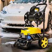 W神凯超高家用220v洗车机1800SKPWS380推车式 清压洗机源头量工厂