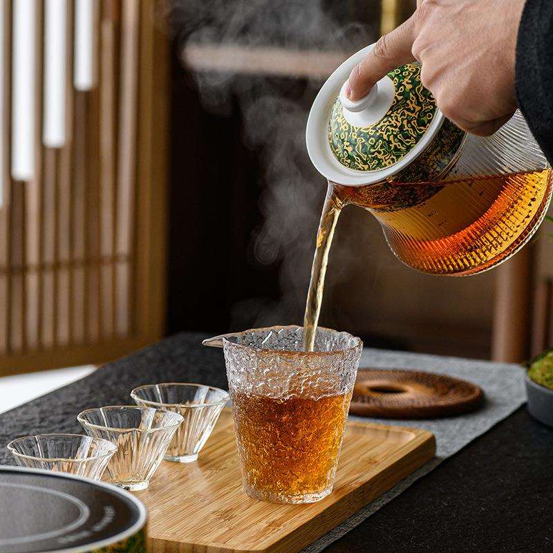 茶壶大容量玻璃煮茶器壶蒸汽套装加厚电陶炉全自动家用茶具配件