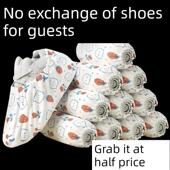 无纺布加厚印刷鞋 套 套可洗耐磨成人脚套一次性鞋