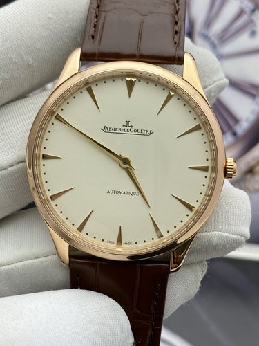 [9.8新]积家大师系列手表男款玫瑰金自动机械腕表1332511