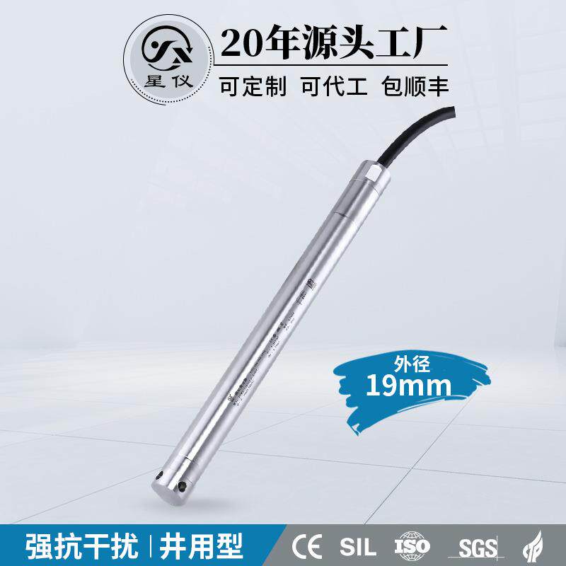 CYW21井用型液位变送器抗水泵干扰RS485深井投入式水位传感器