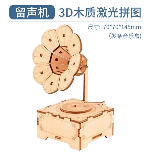 diy摩天轮八音盒礼物音乐音乐盒
