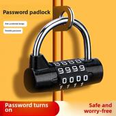 防盗密码 小锁手提箱家用电动车架 锁挂锁储物柜门系列老式