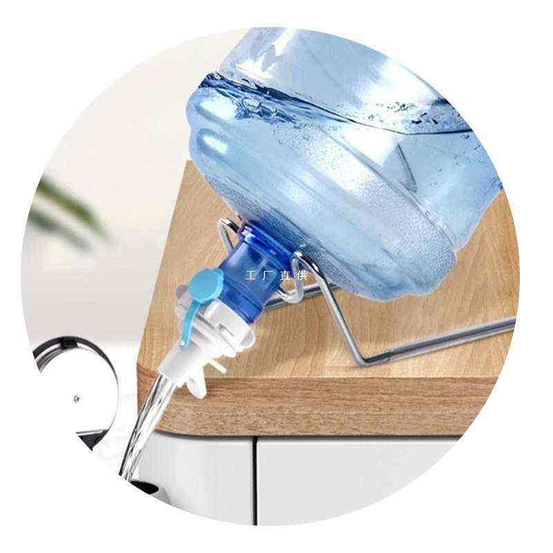 批发桶装水支架倒置矿泉纯净取水器饮水机抽水器水桶架子手动简易