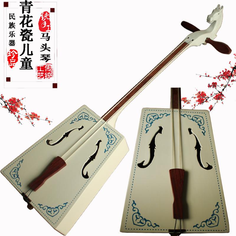 直销儿童马头琴乐器白松面板专业演奏乐器送盒