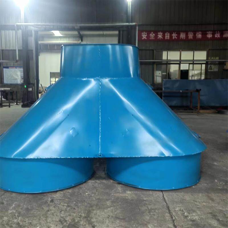 铁质风筒分风器矿用自动切换防逆流装置煤矿分流器Y型三通分风器