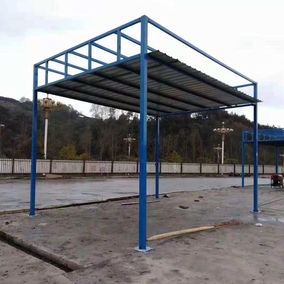 供应钢筋加工棚 标准化工地钢筋加工防护棚 建筑施工木工加工棚
