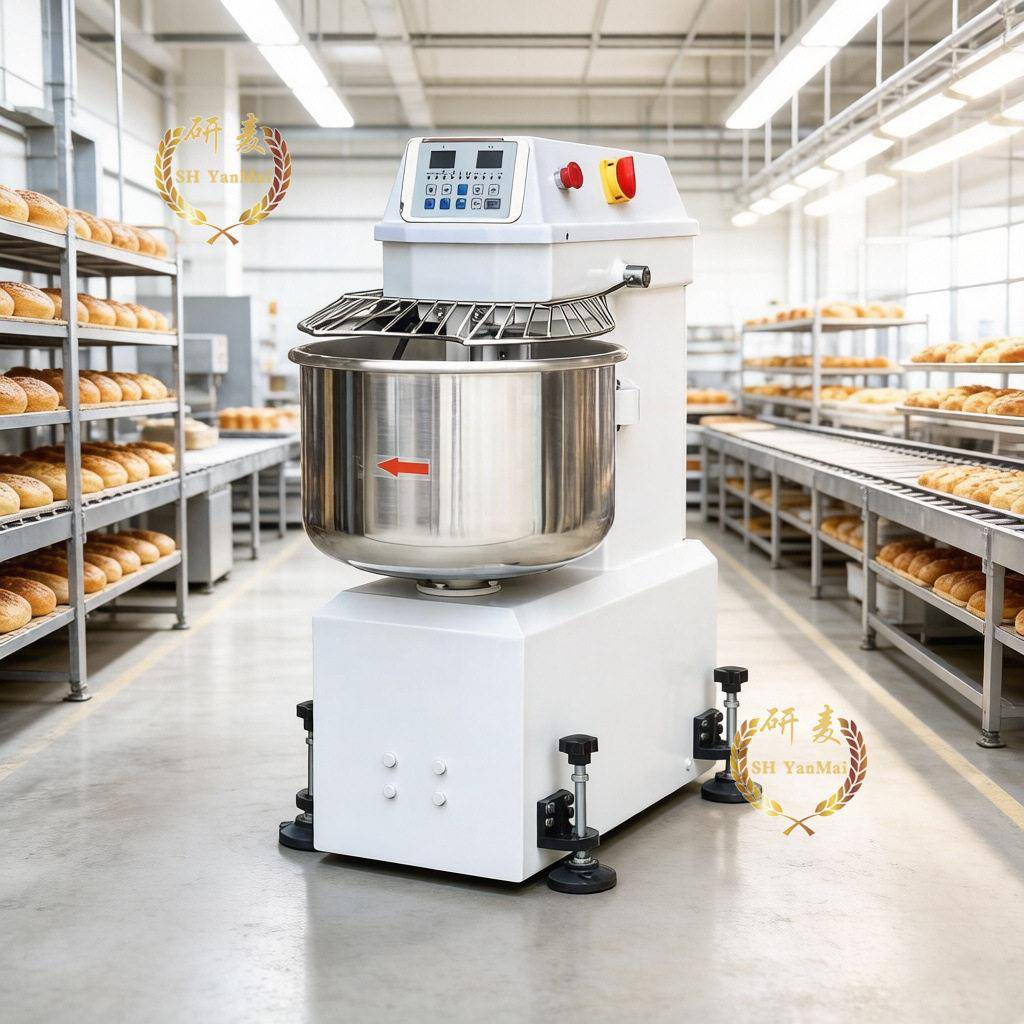 50kg和面机商用全自动揉面机大型面粉搅拌机面包房和面设备