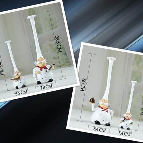 Z61AKA杂货 树脂工艺品 创意厨师K设居家摆件 橱窗摆 热销