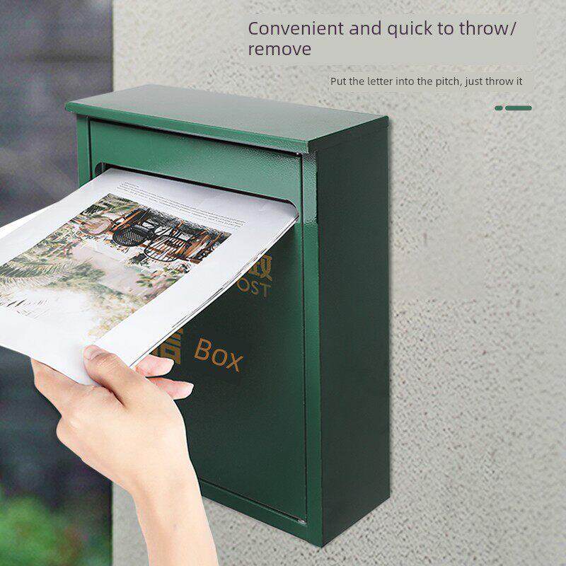挂墙新款绿色邮政信报箱杂志箱快递箱意见箱报刊投递盒可以定制