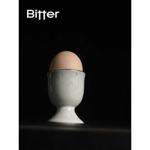 Bitter陶瓷小号烈酒杯创意蛋盅酒具套装白酒杯子家用鸡蛋托餐具