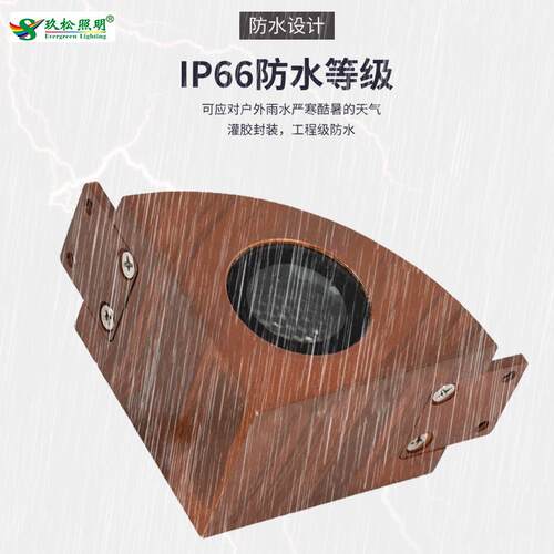JS-TJD01防光led直角户弧形阶灯墙角转角台外防眩水楼梯灯
