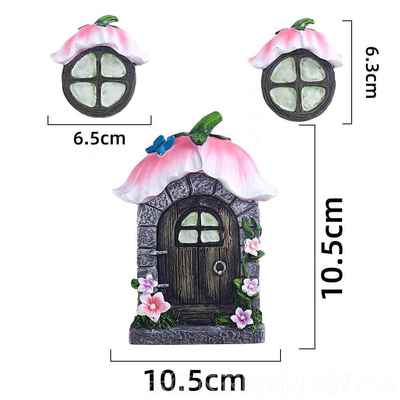 新款庭院花装饰布置仿真变园色龙摆动件树挂物墅园林景观别户外装