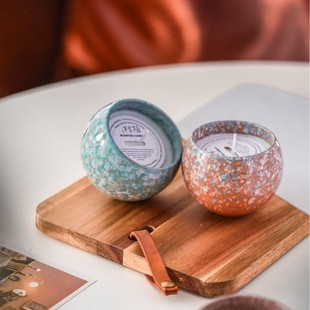 景德镇陶瓷碎花小清新可爱香薰蜡烛香氛礼物伴手礼闺蜜好礼伴手礼