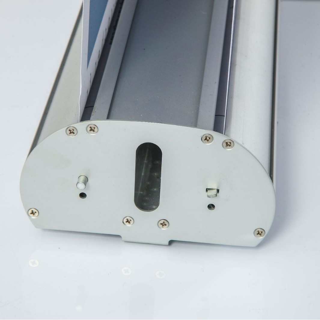 优惠批发价铝合金双面易拉宝85*200易拉宝便携式落地展示架易拉宝