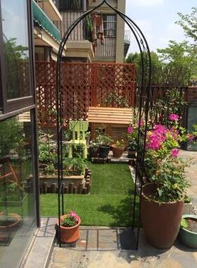 包邮阳台拱门 爬藤架 婚庆 白色 铁艺 可直接站立 室内外适用