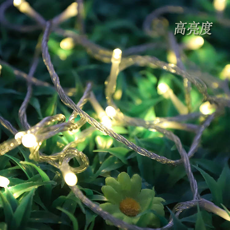 22年新款24V太阳能灯串LED户外8功能圣诞花园庭院彩灯厂家货