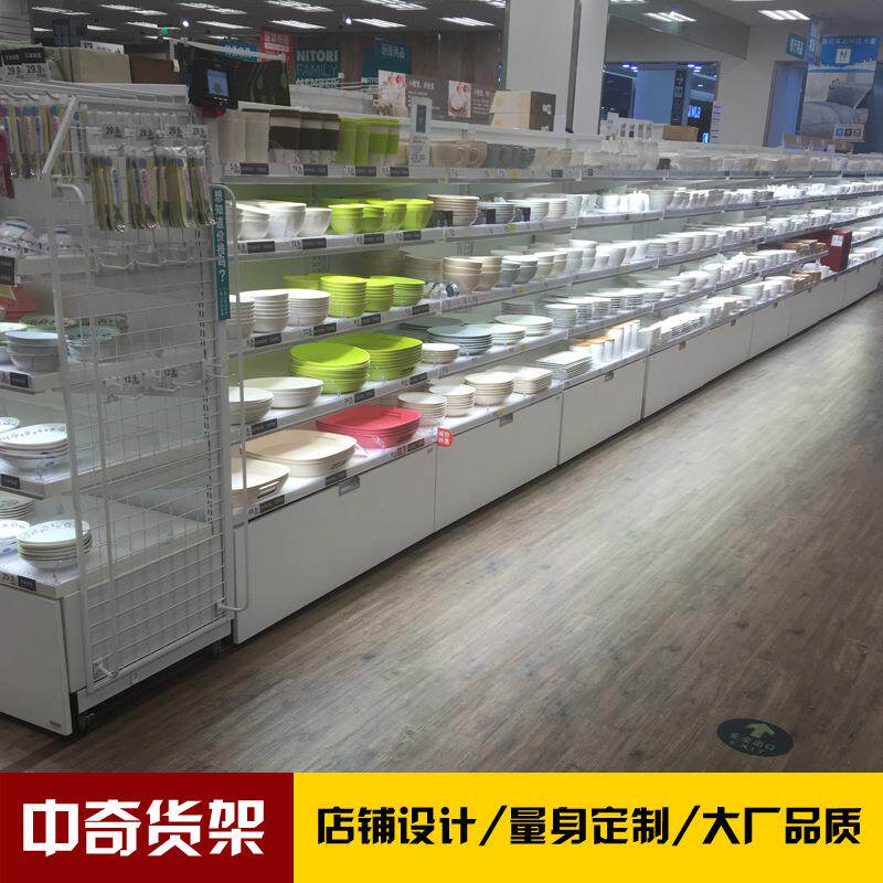 母婴饰品单双面展示柜精品超市百货家居家纺店展示架宠物店货架
