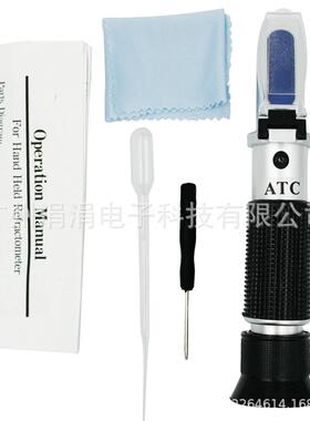 糖量折射仪RHB-20ATC折光仪手持式糖度计水果甜度计豆浆浓度计