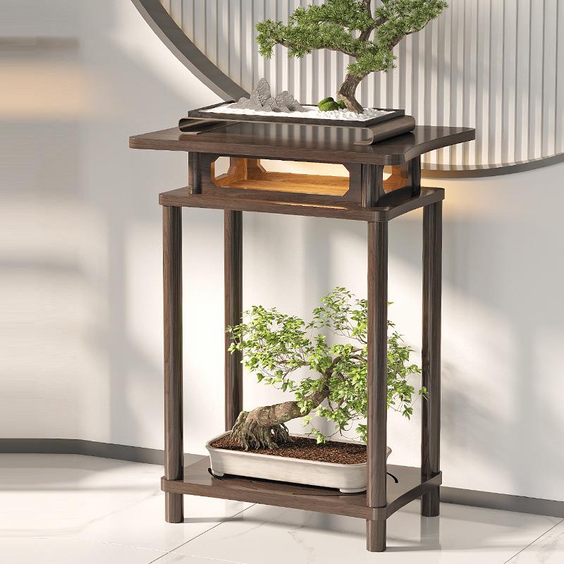 茶几实木边几角几中关式实木古茶台仿TUX古小茶桌轻奢博架摆件架