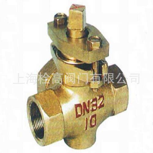 全铜螺纹三通旋塞阀 X13T-16T铜三通螺纹旋塞阀口径DN10-DN50